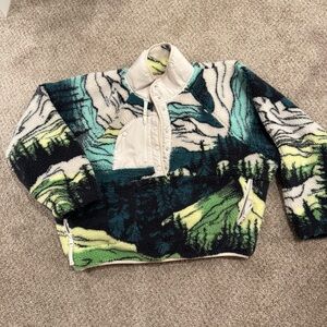 Free People Movement Hit the Slopes Printed Pullover Jacket